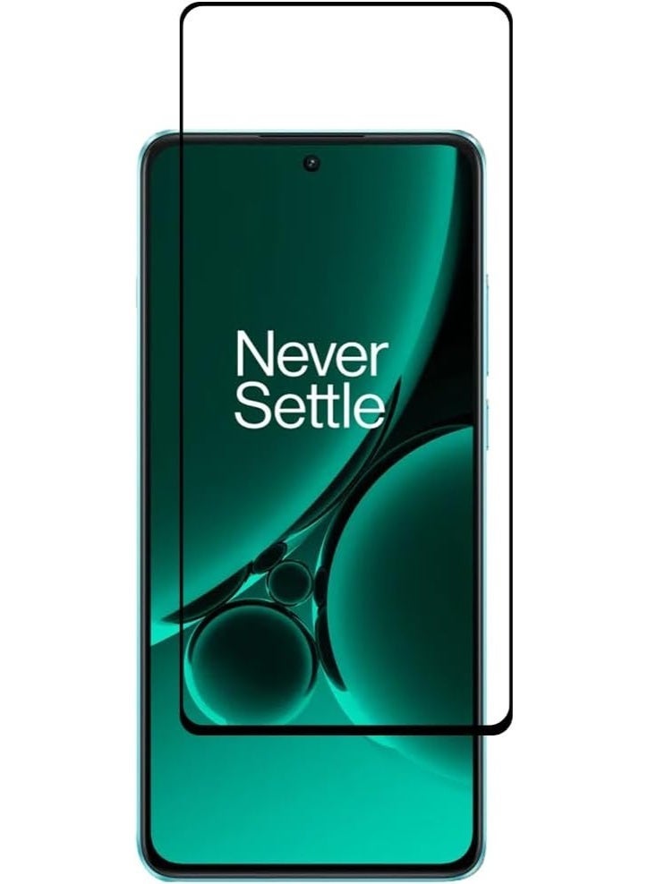 ميجوفاست واقي شاشة زجاجي مقوى لهاتف OnePlus NORD CE2، تغطية كاملة من الحافة إلى الحافة بإطار أسود - صلابة 9H، وضوح عالي الدقة، مقاوم للخدش، خالٍ من الفقاعات - Image 1