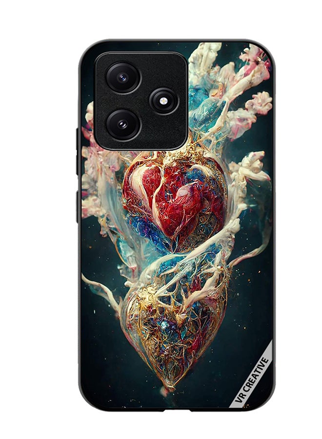 VR CREATIVE Protective Case Cover For Xiaomi Poco M6 Pro 5G Digital Flesh Design Multicolour - Image 1