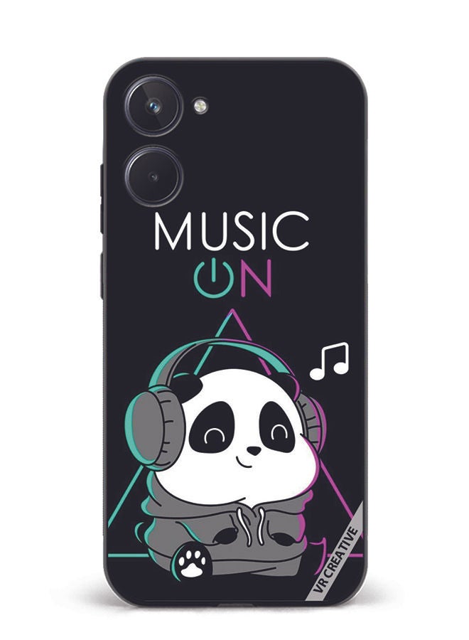 VR CREATIVE Protective Case Cover For Realme 10 Music On Design Multicolour - Image 1