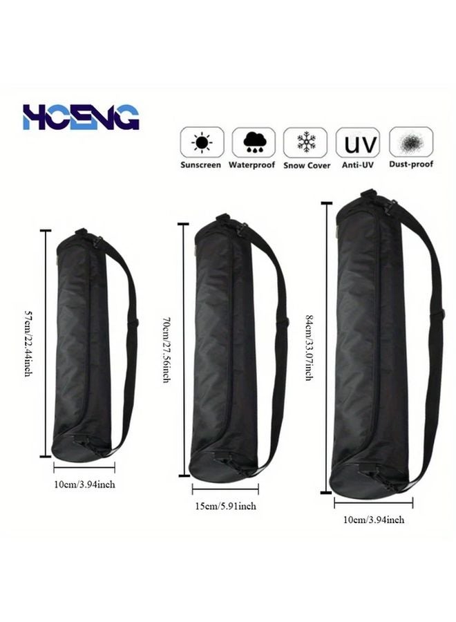 84x10x10 Black 600D Oxford Storage Bag For Tripod Lighting Stand Adjustable Strap - Image 1