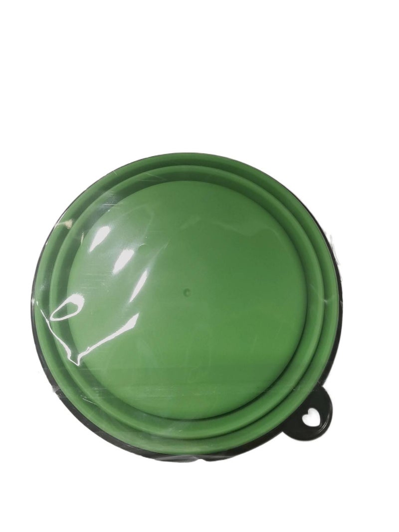 Collapsible Pet Bowl Silicone Design Portable Travel Build and Outdoor Use Portable Silicone in Red for dogs cats travel walks and outdoor - Image 1