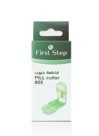 Pill Cutter – Precise and Safe Tablet Splitter with Stainless Steel Blade - Green Green
