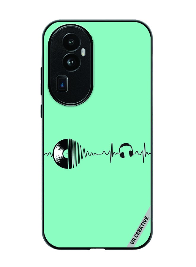 VR CREATIVE Protective Case Cover For Oppo Reno 10 Pro Plus Music Beats Design Multicolour - Image 1