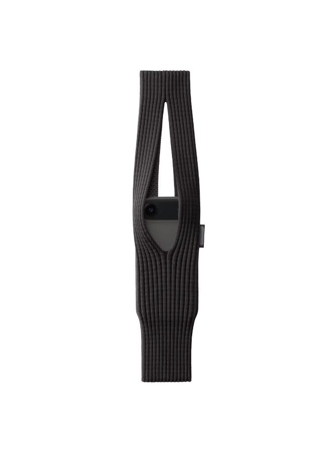 iPhone Pocket Strap - Eco-Friendly Short Strap 3D Knit Phone Pocket for iPhone 17 16 15 | Handheld & Wristlet Sleeve Pouch | High Elastic Stretch Nylon Polyester Protective Case | Sustainable Soft Fabric, Shock-Absorbing, Mini Bag Accessory | Casual Versatile Style for On-the-Go - Image 1