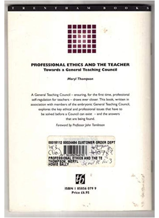 Professional Ethics and the Teacher: Towards a General Teachers' Council  - Image 2