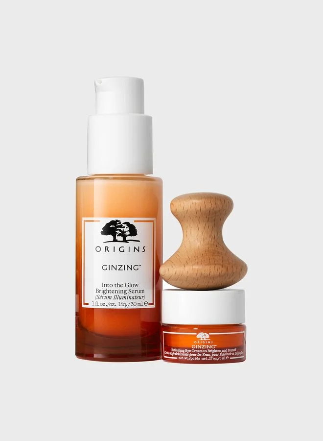Origins Rise & Radiate Ginzing Radiance-Boosting Serum & Eye Cream, Savings 32%