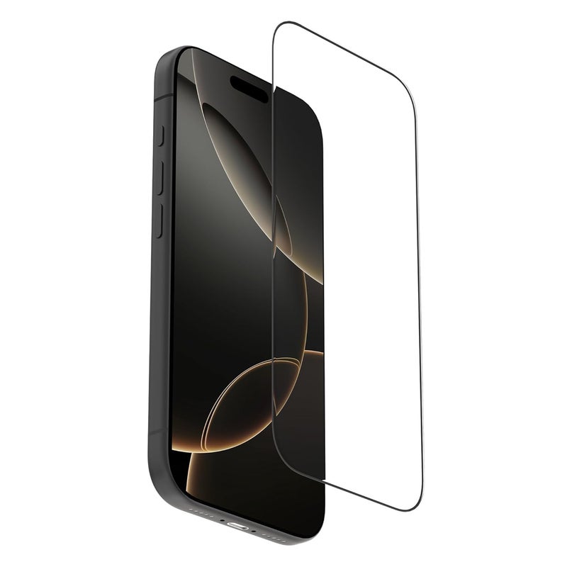 Daily Objects 9D Tempered Screen Protector for iPhone 16 Pro Max | Edge to Edge Tempered Glass Screen Protector | 9H Toughened Glass Screen Guard with Applicator - Image 2