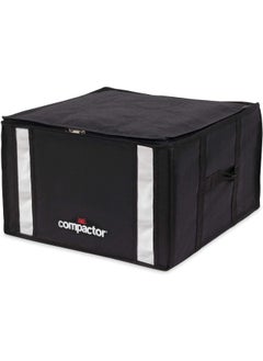 COMPACTOR Space Saving Semi Rigid Zipper Closure Vacuum Storage Box Black and Clear 125 L RAN8945  - Image 3
