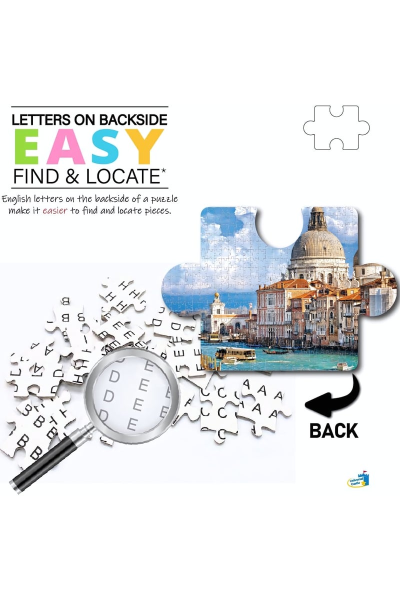 1000-Piece Jigsaw Puzzle, Venice Italy Scene Jigsaw Puzzle, DIY Toys for Creative Gift Home Decor, Challenging Mini Jigsaw Puzzle with Micro Pieces, Educational and Decompression Activity  for Adults & Teens - Image 4