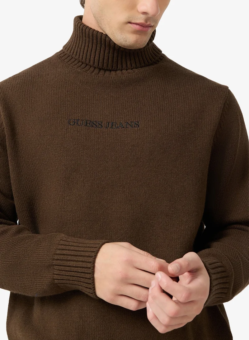 GUESS  Turtle Neck Long Sleeve Sweater for Men | Best Price UAE