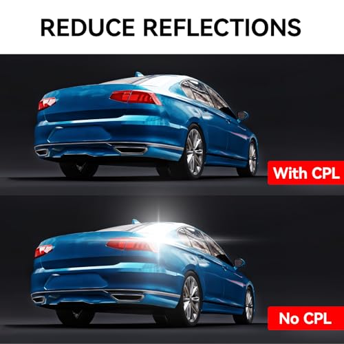 REDTIGER F7N Circular Polarizing Lens, CPL for Dash cam, Lens Protection for F7N, Effect Filters Support F7N Series(Not Suitable for F8/F17/F9/F4) - Image 2