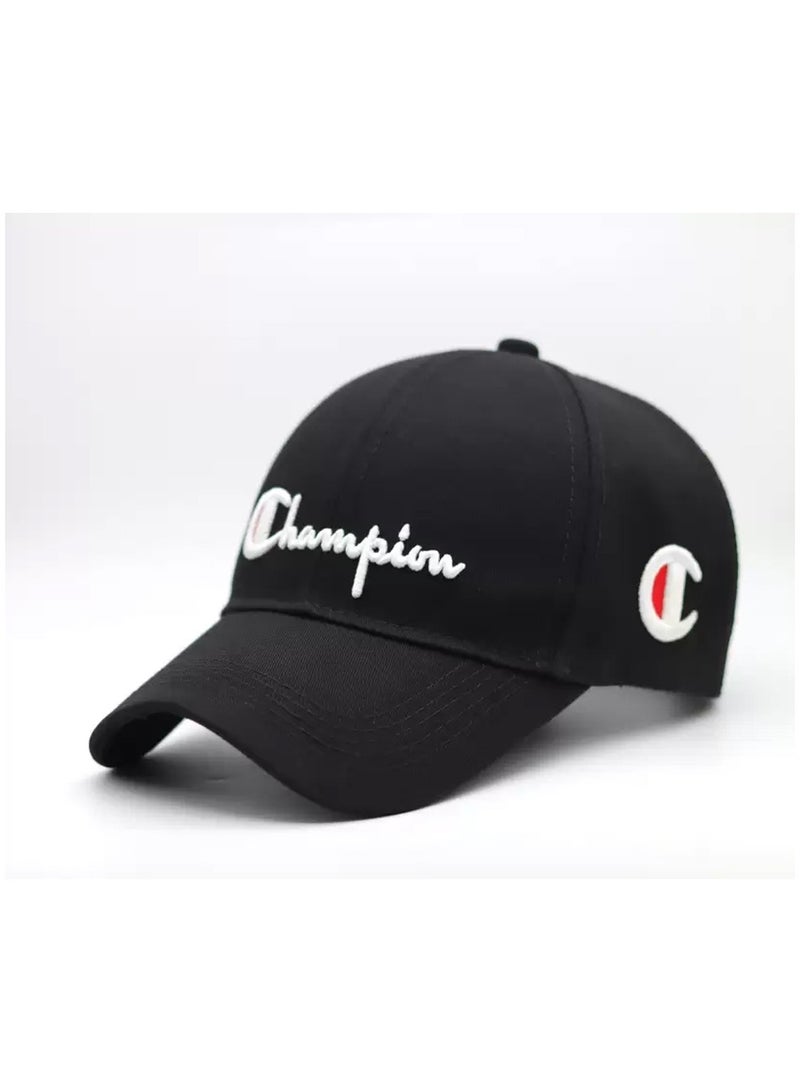 Champion قبعة رياضية مطرزة بحرف Champion للجنسين  - Image 1