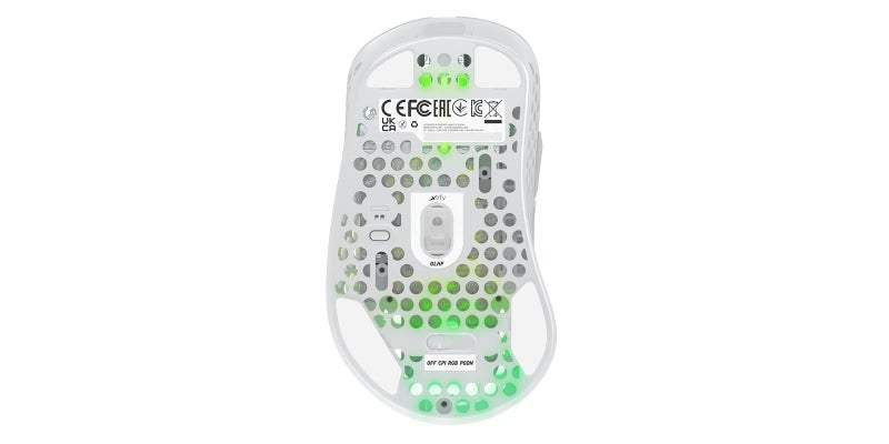 Xtrfy M4 Wireless, Wireless Ultra-Light Gaming Mouse, Optimised for E-Sports, 2.4 GHz, RF RGB Lighting, Adaptable Ergonomic Right-Handed Mouse, Rechargeable, White - Image 3