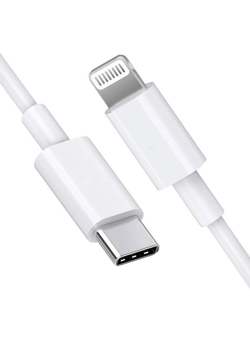 Tiko Cable USB C To Lightning 1m Fast Charging Cable USB C Power Delivery Charging Cable - White - Image 1