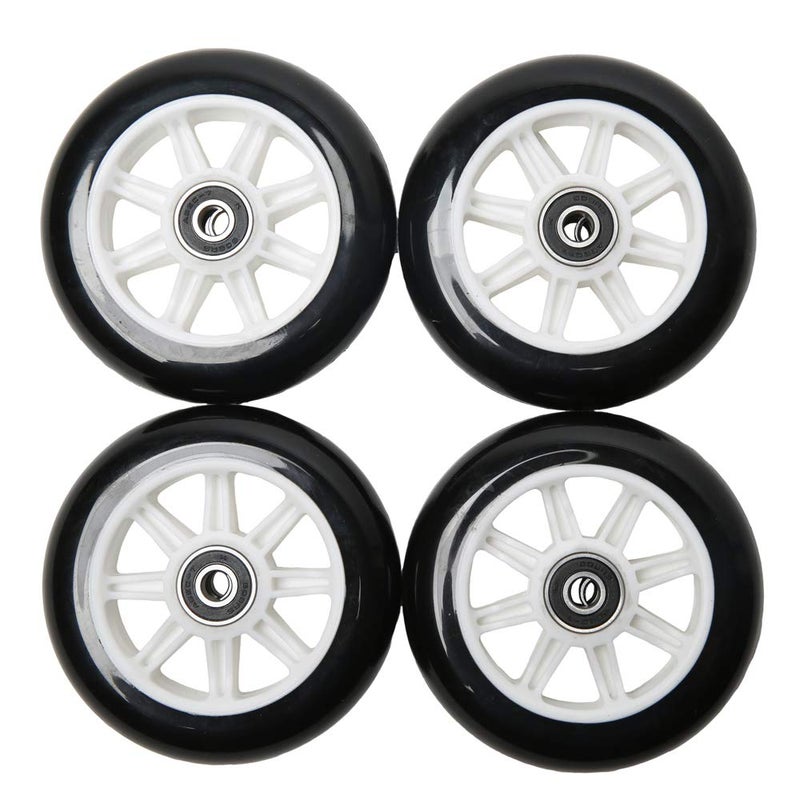 FREEDARE Scooter Wheels 100mm with Bearings Scooter Replacement Wheels 100mm Kick Scooter Wheels Set - Image 1