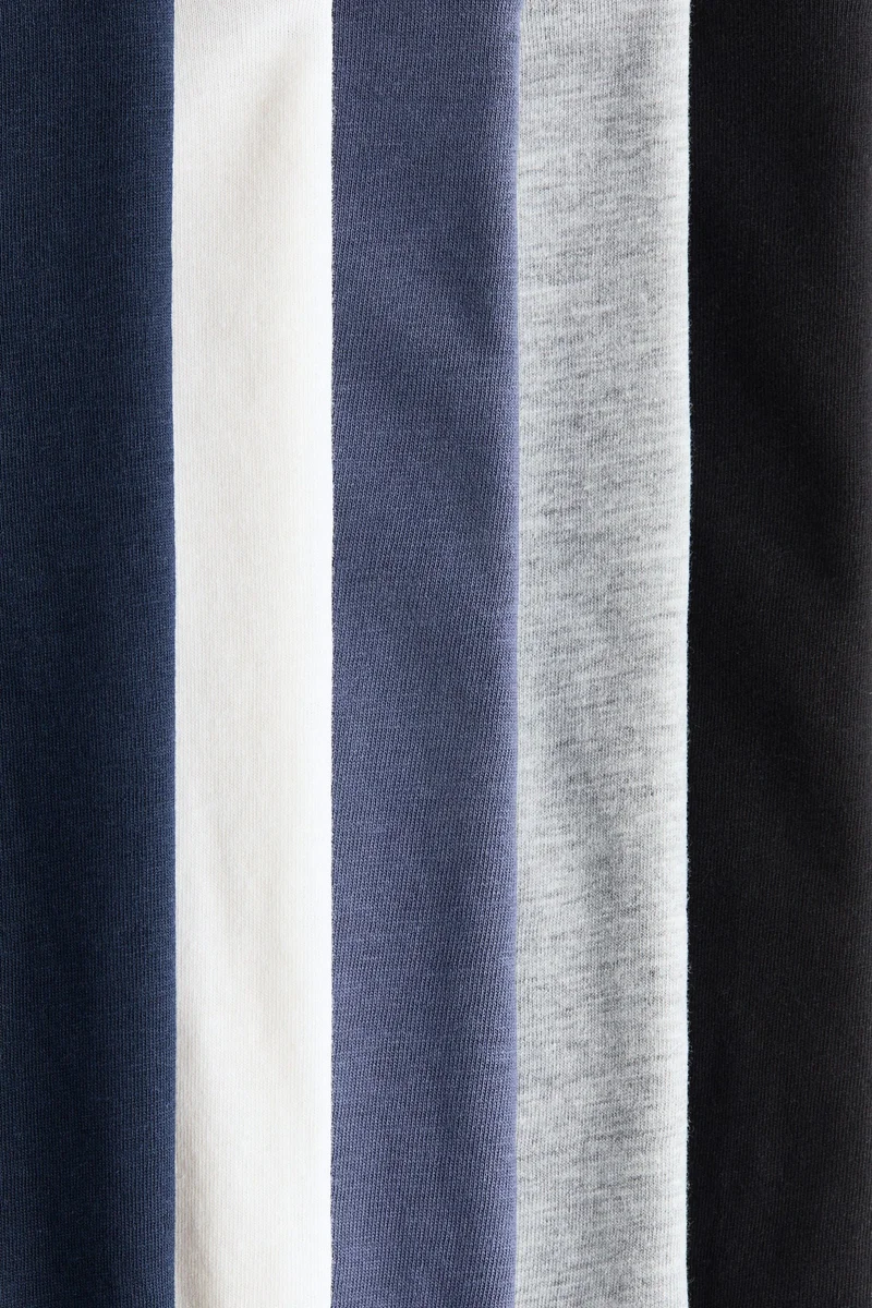 H&M 5-pack cotton jersey tops