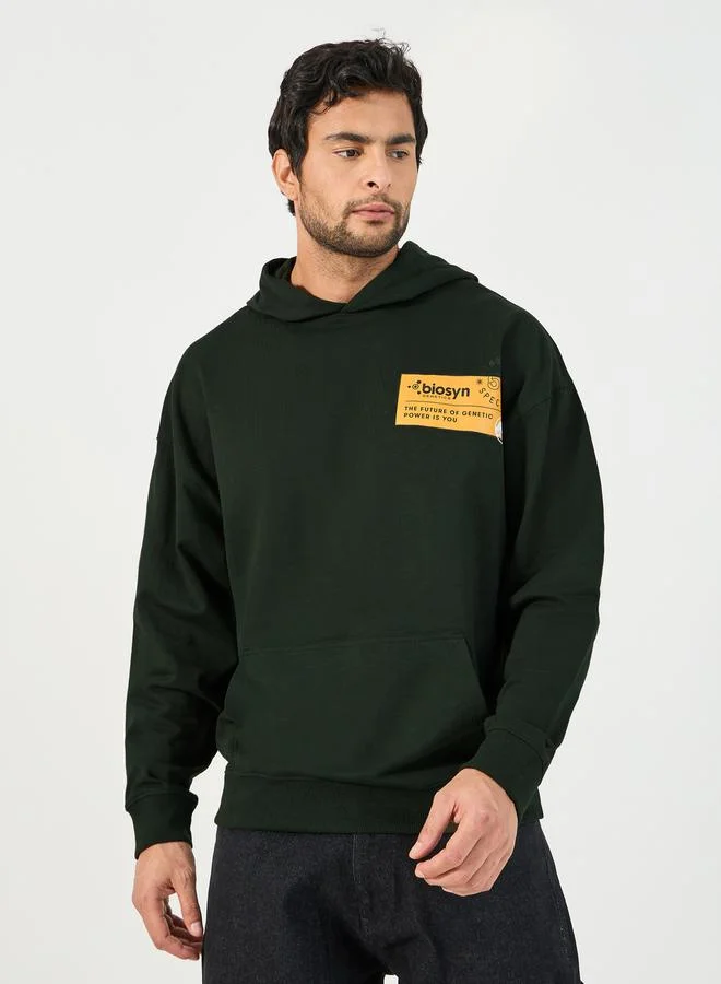 Styli Jurassic Park Character Print Oversized Hoodie
