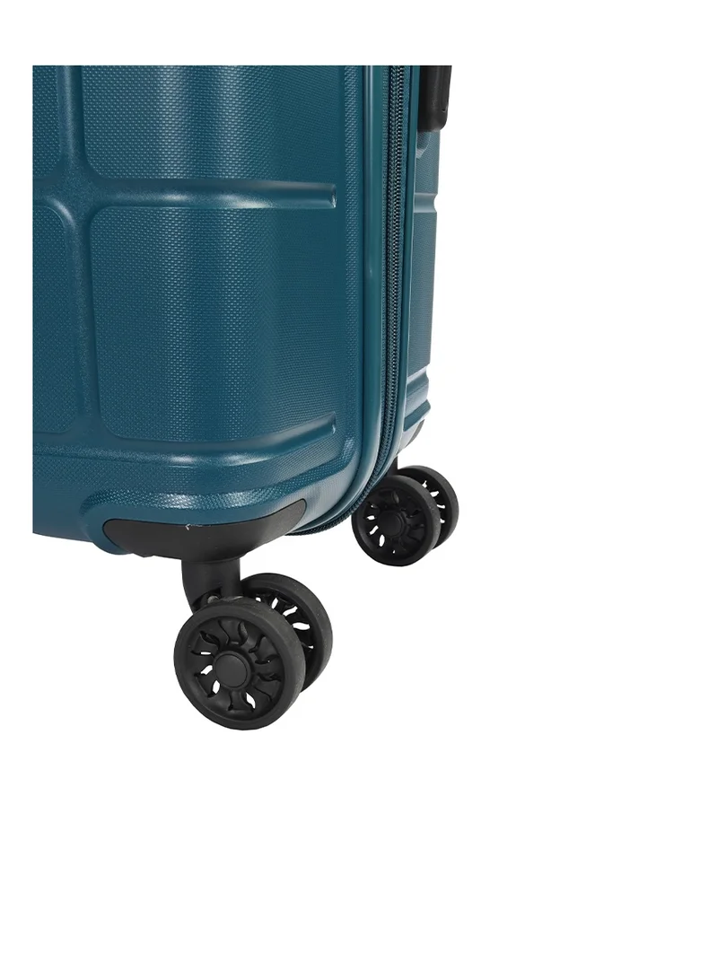American Tourister  Hundo Suitcase V2, Check-In Size 68 cm / 25 inch, 4 Spinner Wheels, Hard Top, PP, Deep Teal|Spacious Interior|TSA Combination Lock|Expandable - 3 Years International Warranty  | Best Price UAE