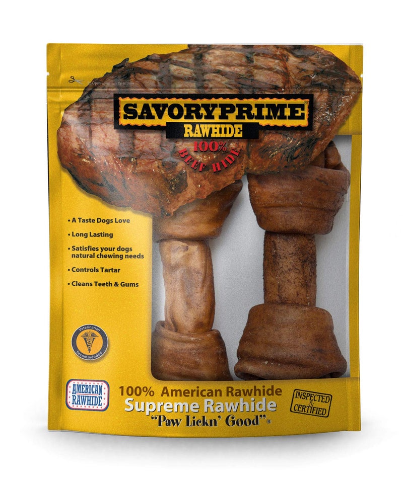 Savory Prime 2-Pack Supreme Bone, 6 To 7-Inch, Beef - Image 4