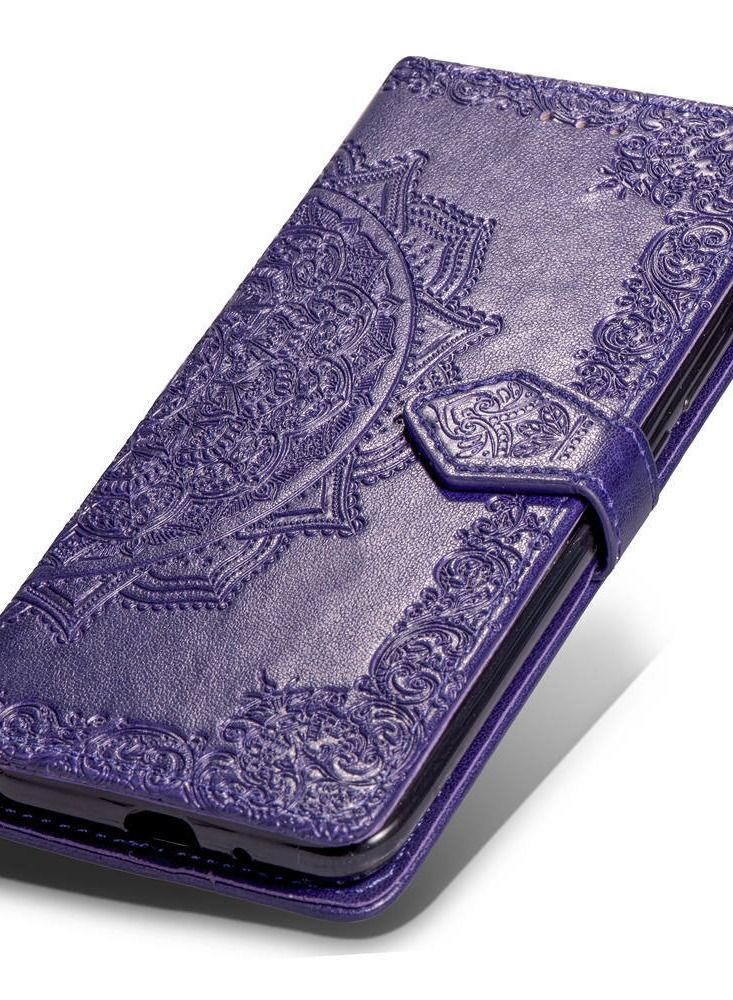 Loquat Suitable For IPhone Datura Embossed Leather Case - Image 2