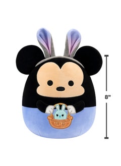 Squishmallows 8 inch Mickey in Blue Pants Bunny Ears , Officially Licensed Kellytoy Plush Toy, Colorful Soft Toy, Gift for Kids, Girls & Boys Washable Squishy Stuff Toy Multicolor All Age  - Image 5
