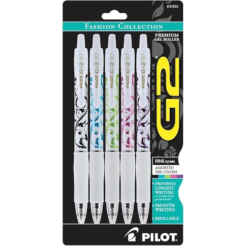 Pilot G2 Premium Gel Pens, Gel Roller Pens, Fine Point 0.7 mm Fashion Collection Assorted Colors 5 - Image 5