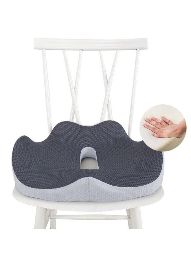GGEROU Memory Foam Seat Cushion for Desk Chair, 3D Full Wrap Office Chairs Cushions for Tailbone Pain Relief,Back Pain,Chair Cushion Support for Home, Office and Car Seat Driver 43*36*7cm - Image 2