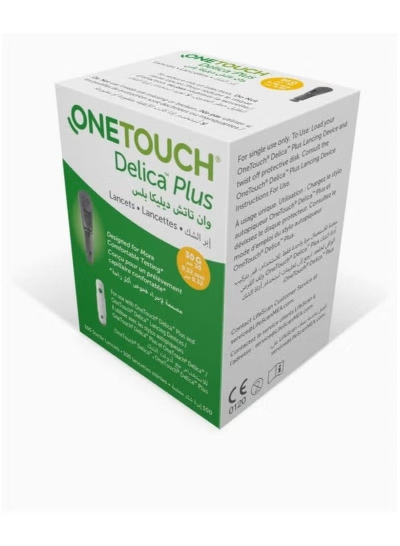 ONETOUCH One Touch Delica Plus Sterile Dosing Needles 100 Needles - Image 1