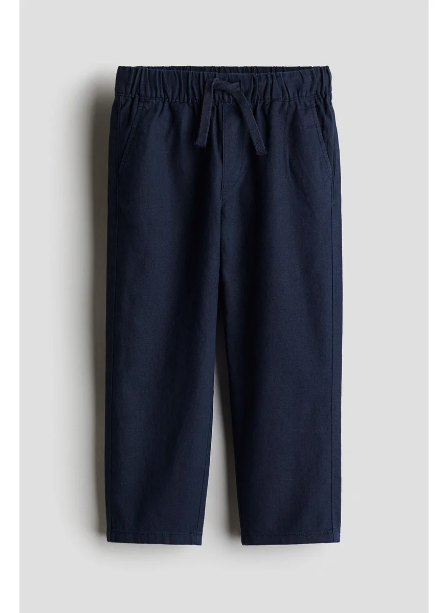 اتش اند ام Linen-Blend Trousers