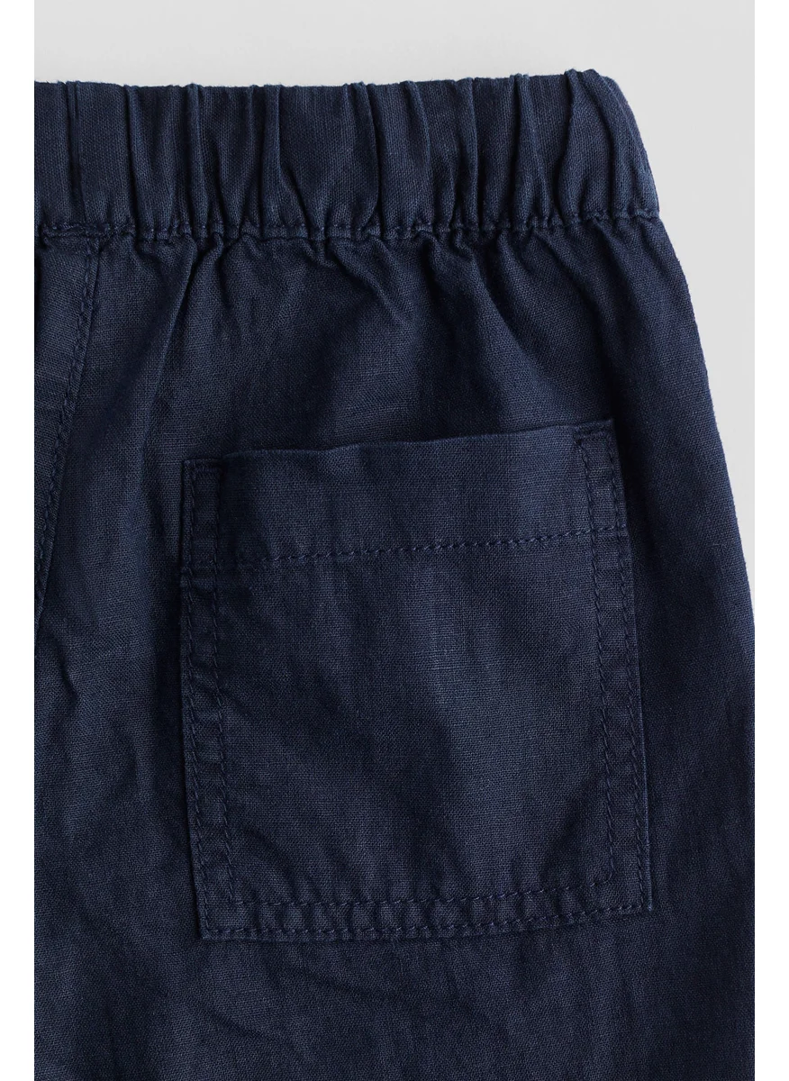 اتش اند ام Linen-Blend Trousers
