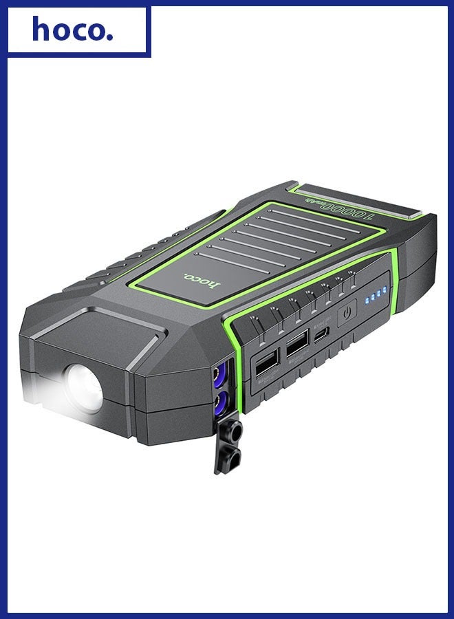 hoco. Power bank QS1 Spring jump starter 10000mAh(Black) - Image 1