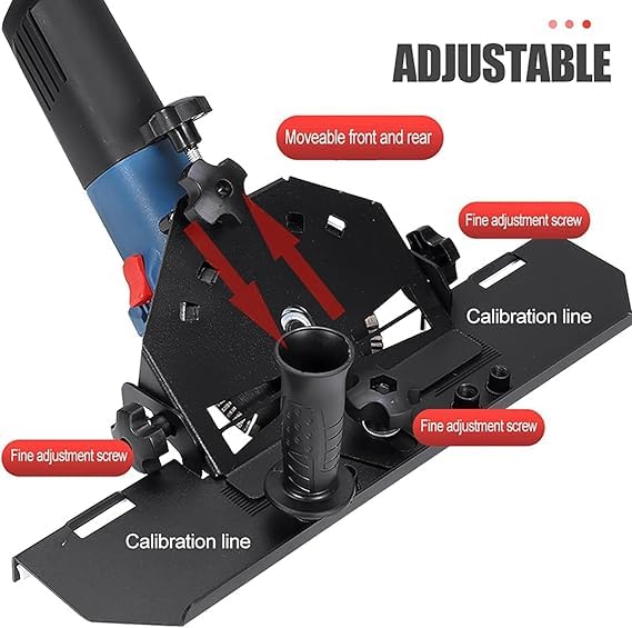 ARUDIP ARUDIP 45 Degree Angle Cutting Frame Tile Chamfering Stand Holder Angle Grinder Stand for 45 Chamfer Cutting Chamfer Tile Cutter  - Image 4