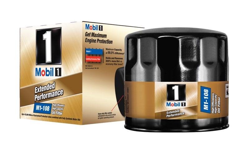 Mobil 1 M1108 Extended Performance Oil Filter Pack of 2