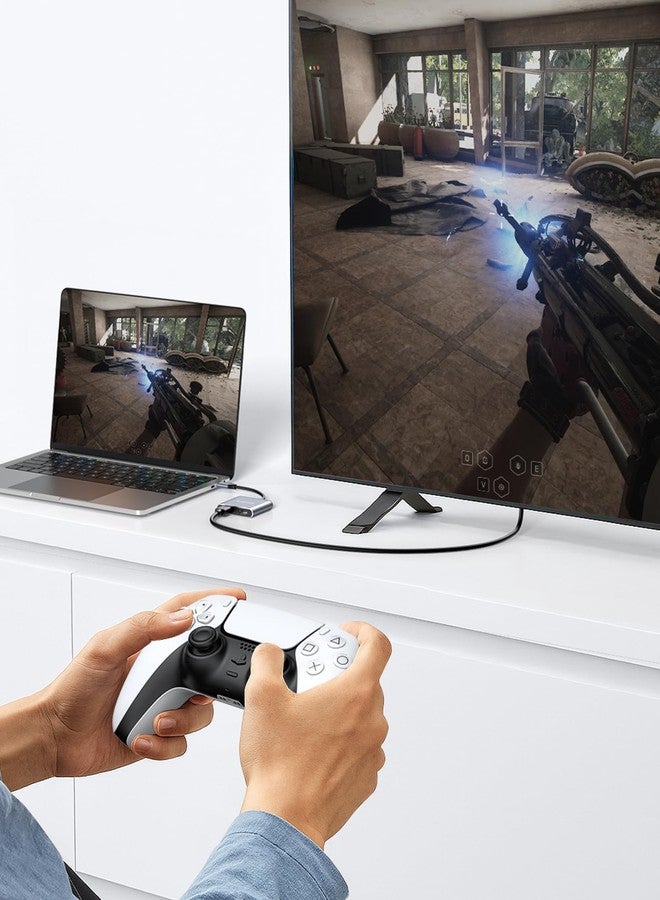 Glomtheia Dual HDMI Adapter for 2 Monitors, USB C to Double HDMI Adapter for Laptop MacBook Pro/Air, Support 4K@30Hz Double Monitors or 4K@60Hz Single Monitor - Image 5