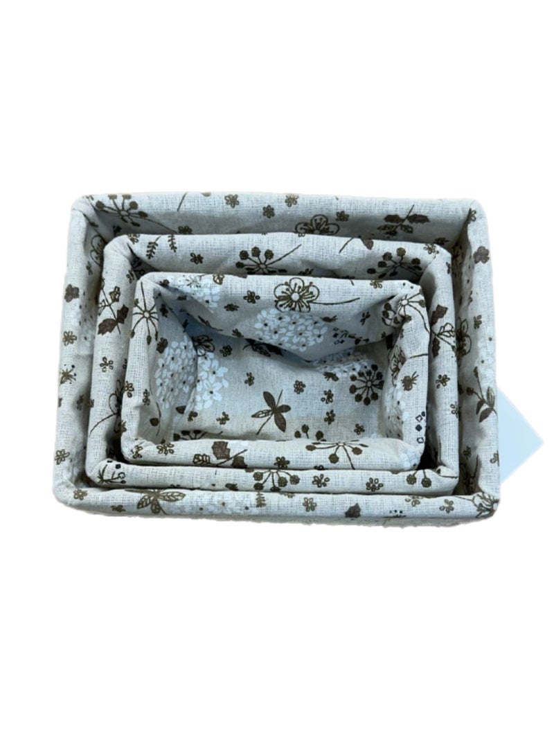 طقم سلال تخزين أنيق وعملي مكون من 3 قطع - Image 4