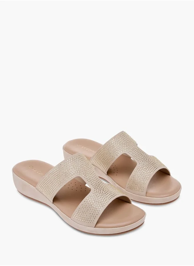 لو كونفورت Women Embellished Slip-On Sandals Ramadan Collection