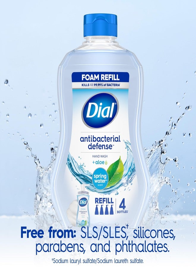 Dial Antibacterial Foaming Hand Wash Refill, Spring Water, 30 Ounce - Image 4