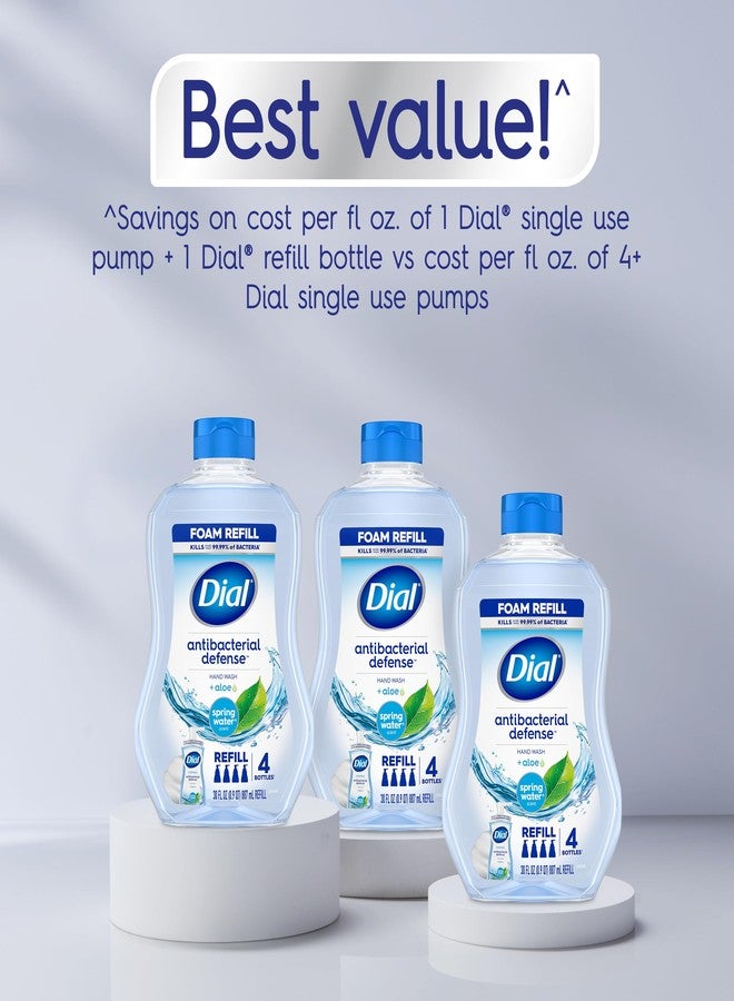 Dial Antibacterial Foaming Hand Wash Refill, Spring Water, 30 Ounce - Image 5