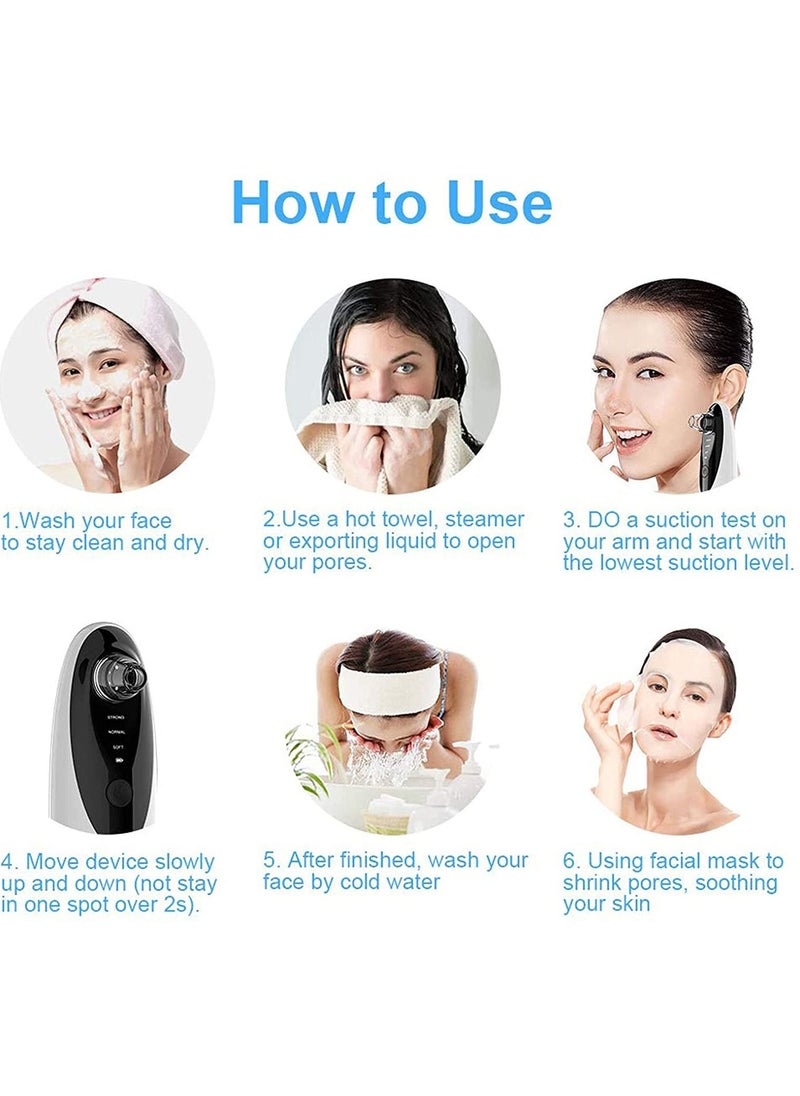 Generic - DMG Blackhead Remover Vacuum,Blackhead Remover with Camera(Wifi Real-Time Skin Screen) Upgraded Face Suction Pore Cleanser and 4 Replaceable Probes and a 4-piece set of Acne Blackhead Removal Tools - Image 1