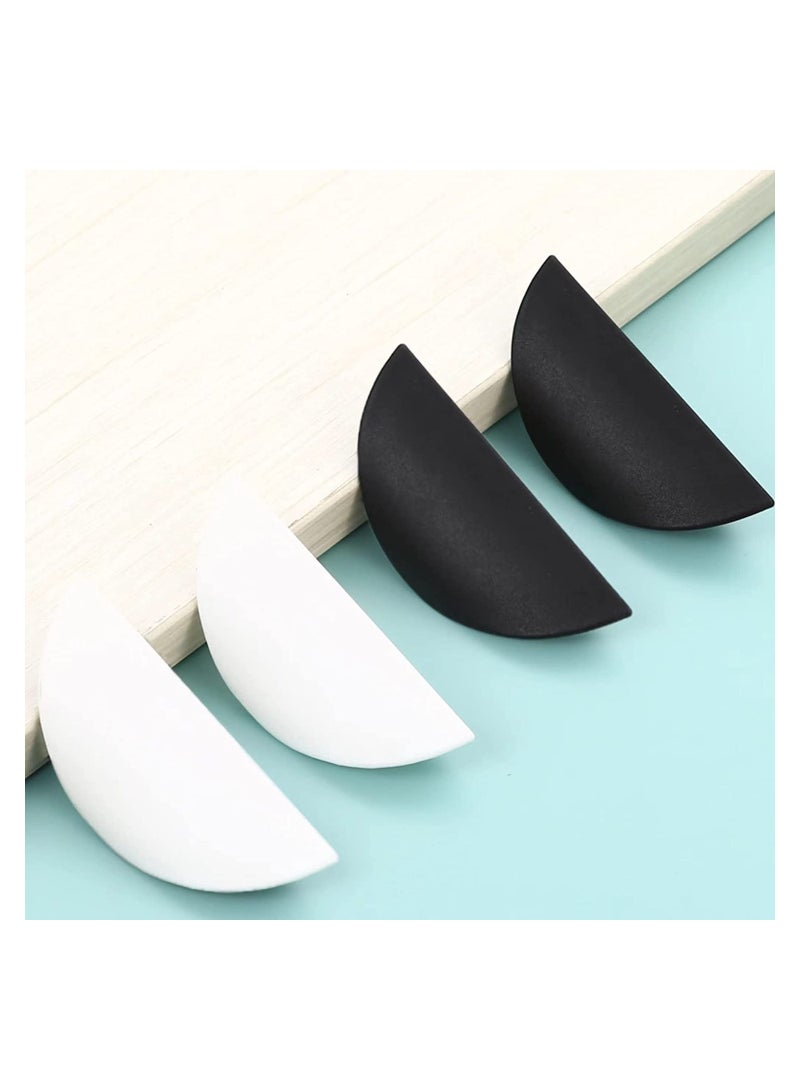 SOLARAE 4pcs Self Adhesive Handles - Balcony Door Handles - Cabinet Drawer Handles - Self Adhesive Plastic Handles - for Cabinets, Windows, Sliding Doors, Easy to Open Handles - Image 2