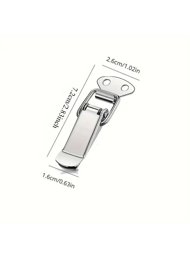 8pcs Heavy Duty 304 Stainless Steel Box Lock Buckle Spring Clasp Safety Lock - Image 3