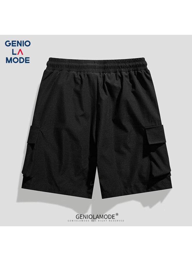 Geniolamode Senma Group Men's Shorts, Summer New Style Cargo Shorts, Loose Casual Versatile Cargo Shorts - Image 3