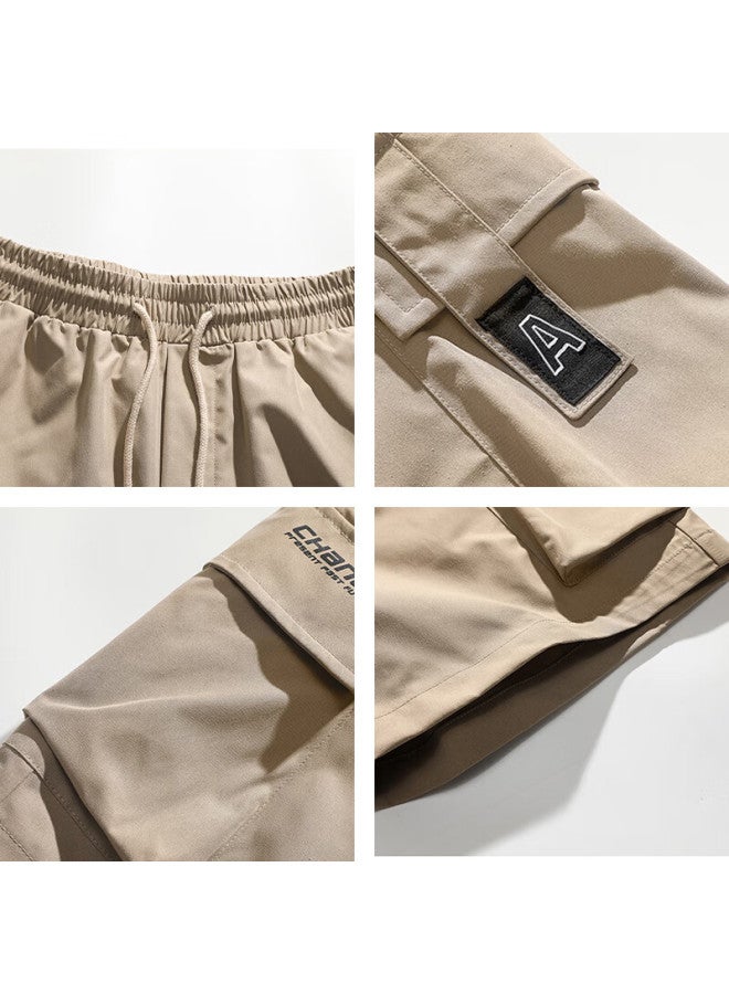 Geniolamode Senma Group Men's Shorts, Summer New Style Cargo Shorts, Loose Casual Versatile Cargo Shorts - Image 2