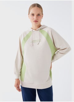 Hooded Contrast Detail Tunic