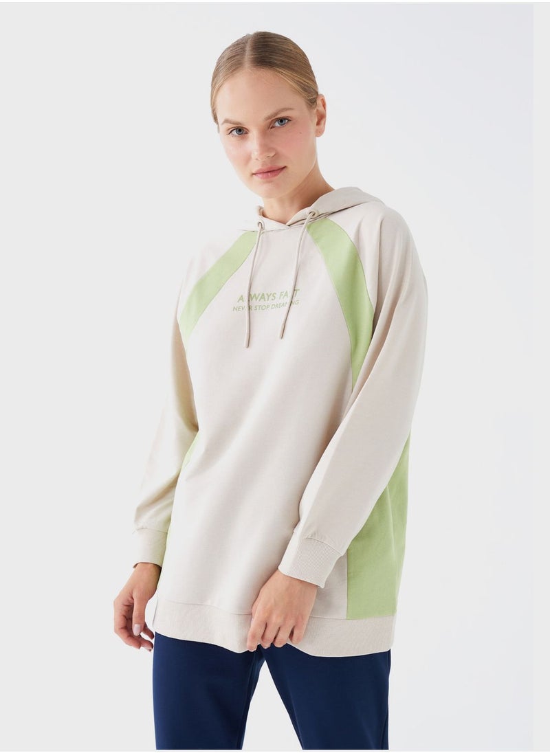LC WAIKIKI - Hooded Contrast Detail Tunic - Image 1