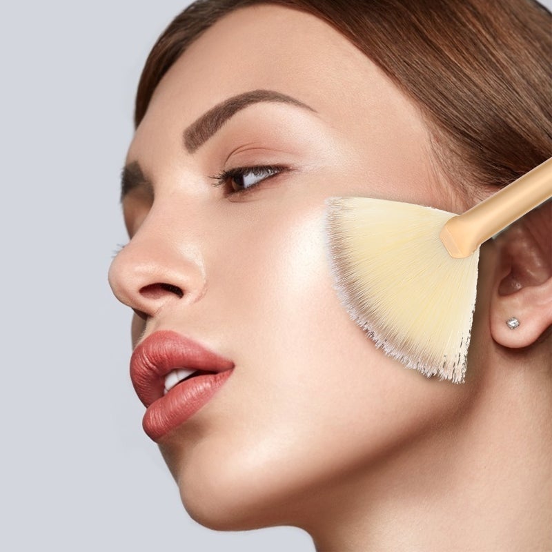 💄 فرش مكياج صغيرة لتوزيع متساو للعناية بالبشرة قابلة لإعادة الاستخدام ومناسبة للصالون - Image 3