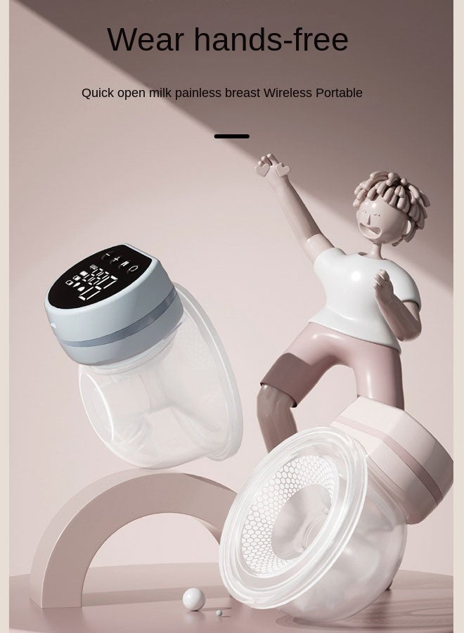 مضخة الثدي، مضخة الثدي القابلة للارتداء، مضخة الثدي بدون استخدام اليدين، مضخة الثدي الكهربائية المحمولة مع 2 وضع و9 مستويات، مضخة الثدي اللاسلكية بدون استخدام اليدين، - Image 2
