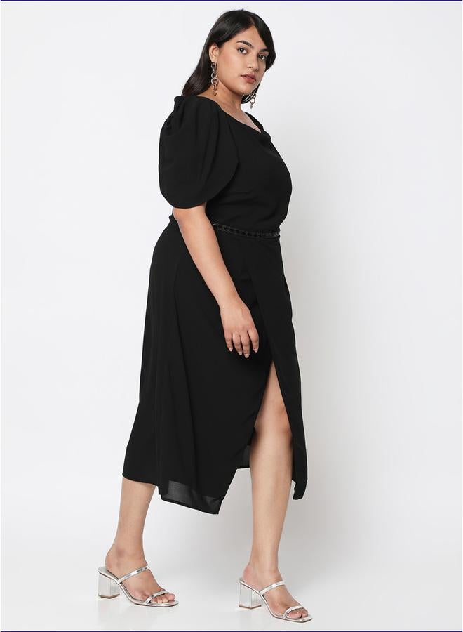 Mish Puff Sleeve Midi Dress  - Image 3