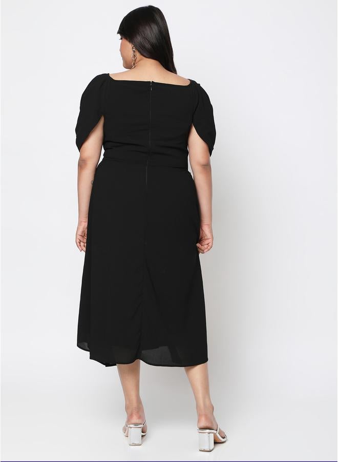 Mish Puff Sleeve Midi Dress  - Image 5