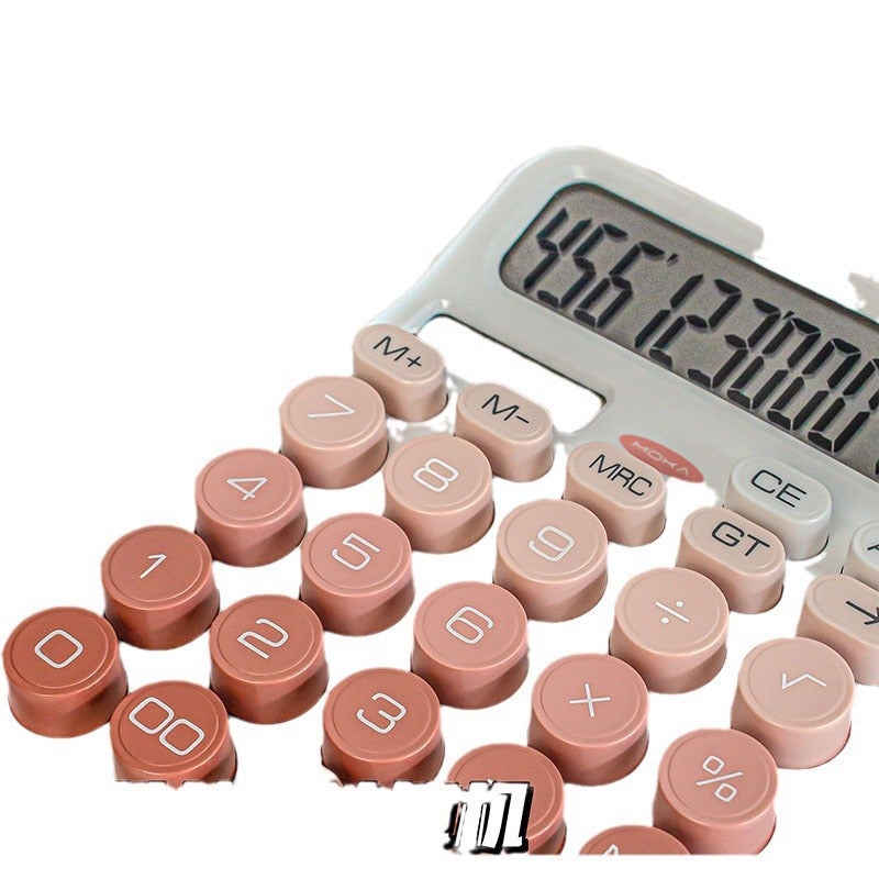 Dopamine Contrast Color Calculator, Solar and Battery Dual Use, 12-Digit Display, for Office and School - Image 4